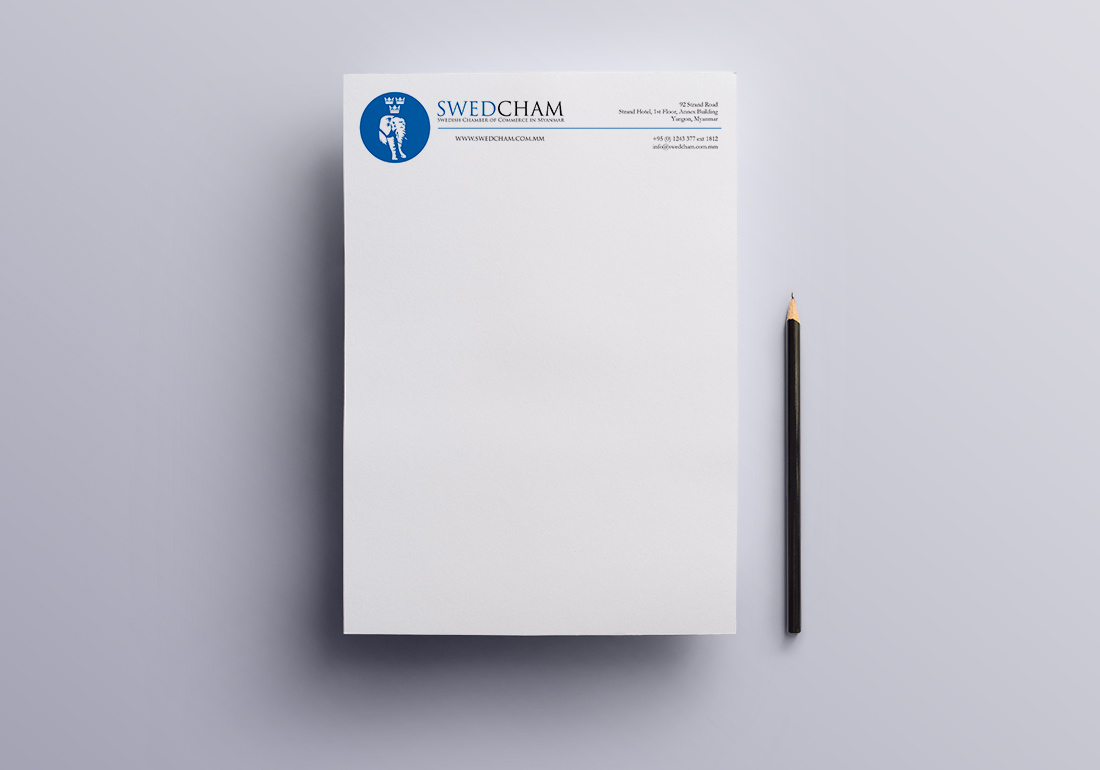 SwedCham letterhead