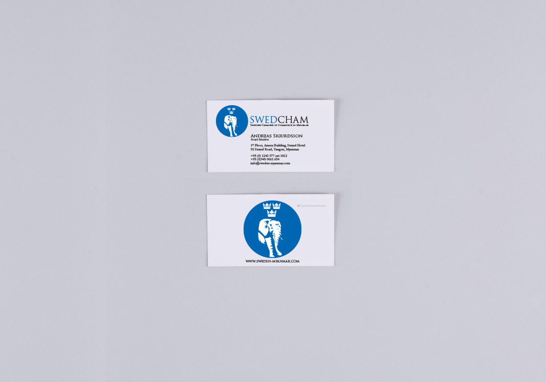 SwedCham business cards