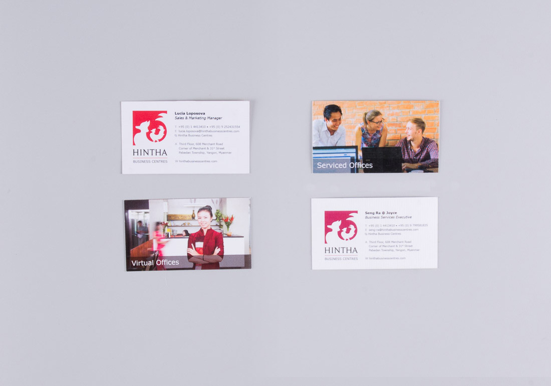 Hintha business cards