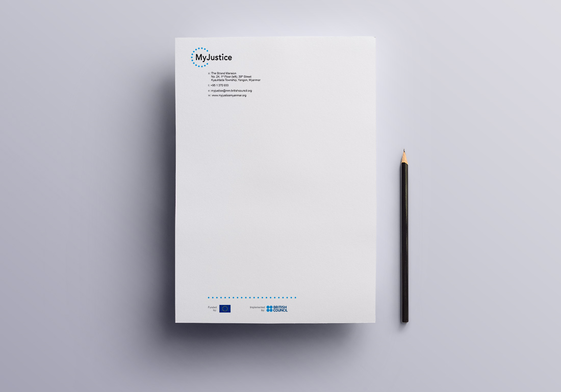MyJustice letterhead