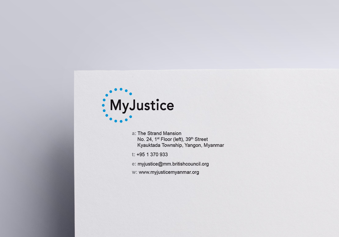 MyJustice letterhead detail