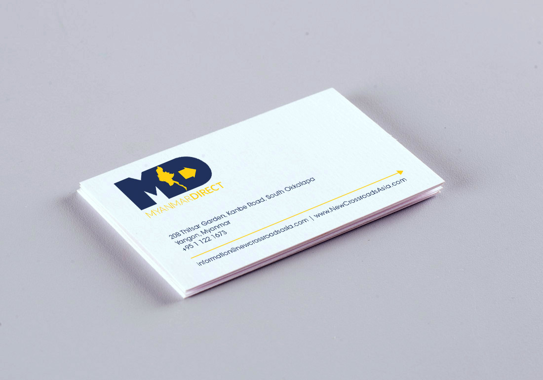 Myanmar Direct business card