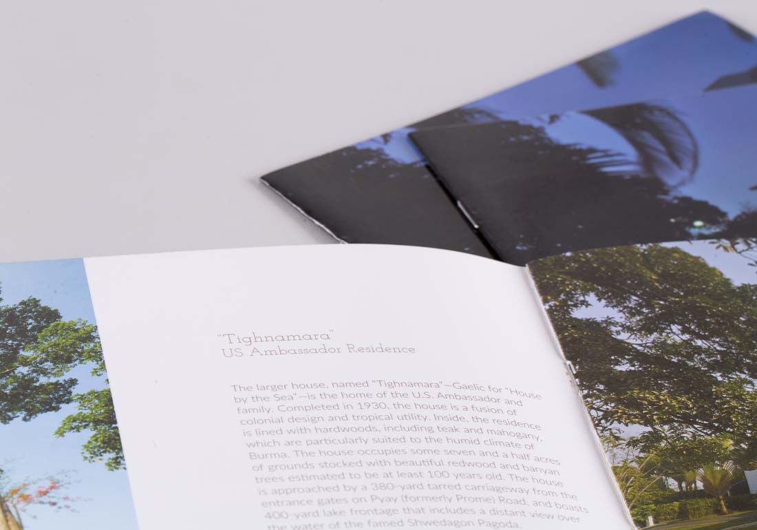 US Ambassador booklet detail
